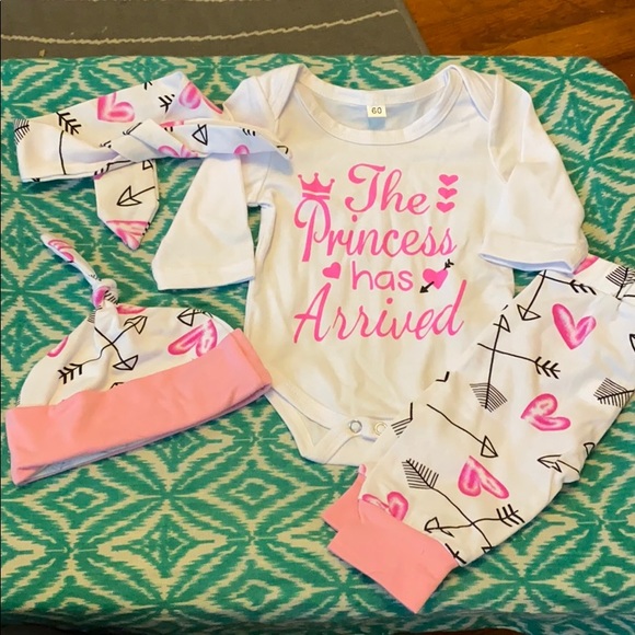the princess has arrived baby outfit